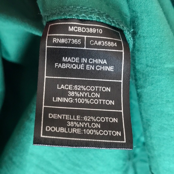 BB Dakota Green Lace Dress, EUC, S - Picture 15 of 16